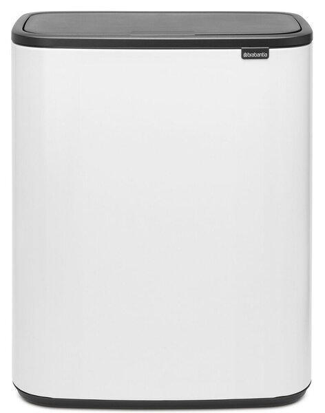 Brabantia Bo Touch Bin - Szelektív Szemetes - 60L - Fehér