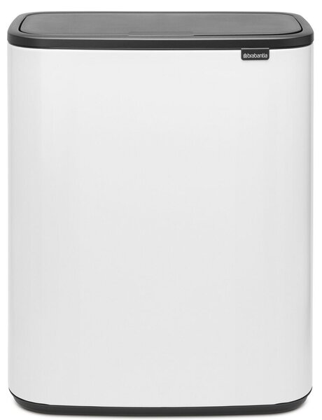 Brabantia Bo Touch Bin - Szelektív Szemetes - 60L - Fehér