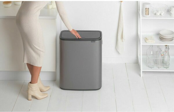 Brabantia Bo Touch Bin - Szelektív Hulladékgyűjtő - 2x30L - XXL