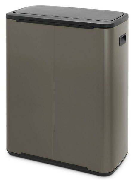 Brabantia Bo Touch Bin - Nyomófedeles Szemetess - 60L - Platinaszürke