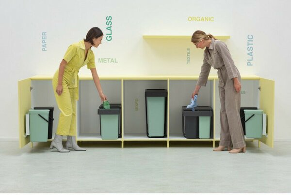 Brabantia Sort & Go Szelektív Konyhai Kuka - 2x30L