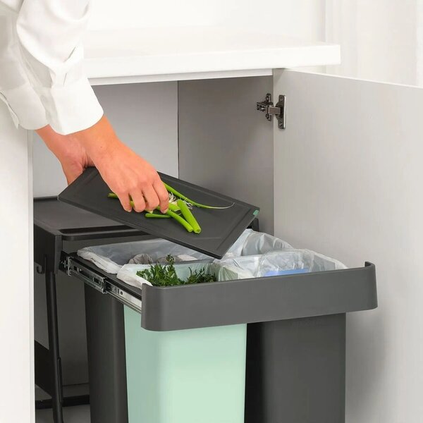 Brabantia Sort & Go Szelektív Konyhai Kuka - 40 Literes