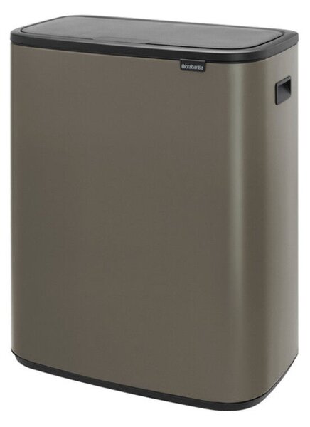 Brabantia Bo Touch Bin - Nyomófedeles Szemetess - 60L - Platinaszürke