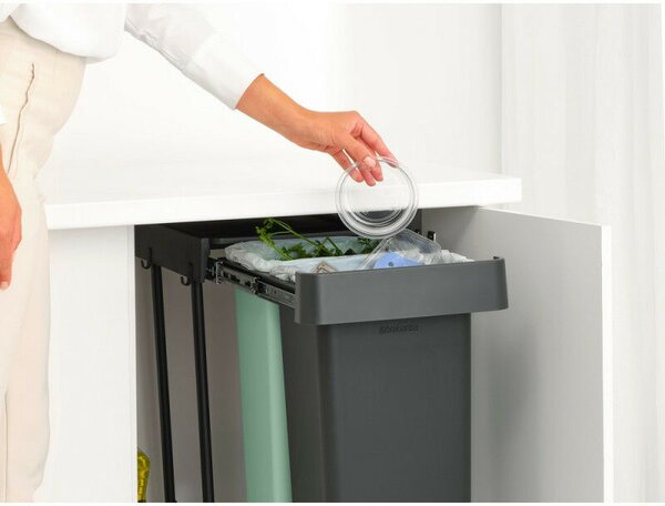Brabantia Sort & Go Szelektív Konyhai Kuka - 2x30L