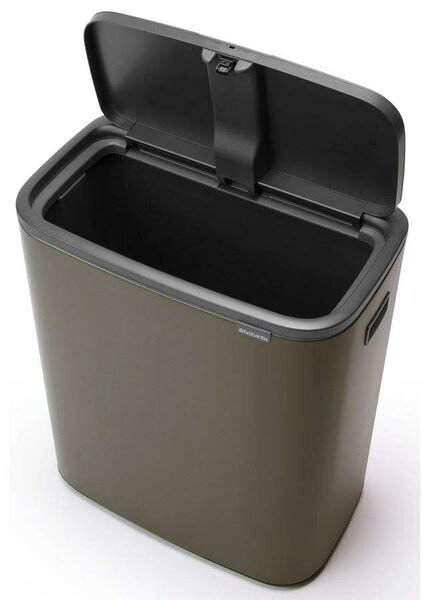 Brabantia Bo Touch Bin - Nyomófedeles Szemetess - 60L - Platinaszürke