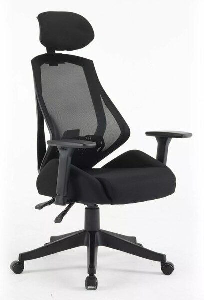 Q-406 M Ergonomikus Hálós Forgószék Fekete Multiblock