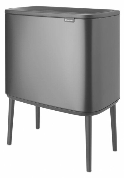 Brabantia Bo Touch Bin Szelektív Kukák - 34L, Magasított, Acél, Szürke
