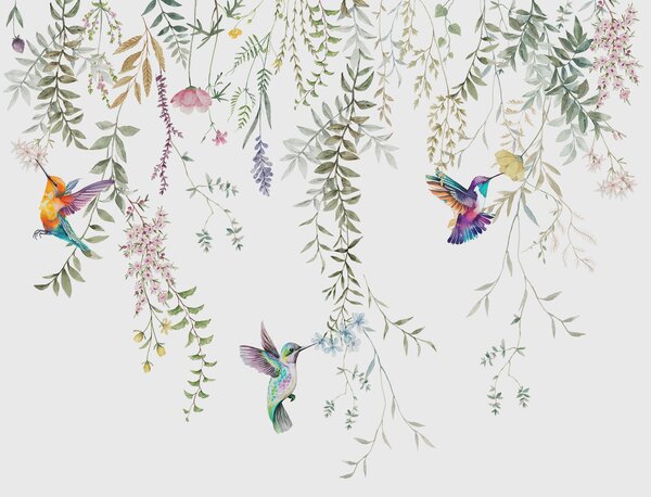 Fotótapéta Akvarell egy kolibri, Modern fotótapéta, Modern fotótapéta, w00660 - Muralas.hu