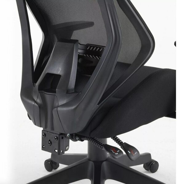 Q-406 M Ergonomikus Hálós Forgószék Fekete Multiblock