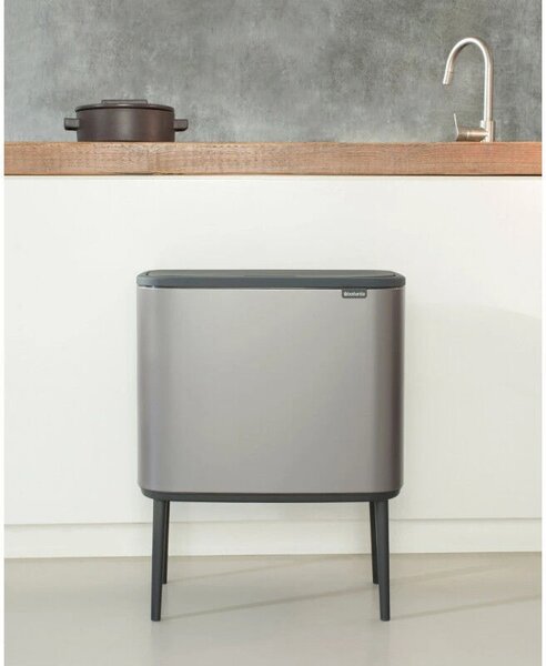Brabantia Bo Touch Bin Szemetes - 36L - Platinaszürke