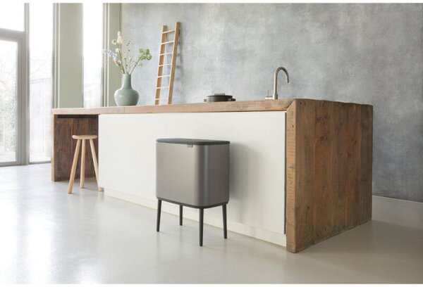 Brabantia Bo Touch Bin Szemetes - 36L - Platinaszürke