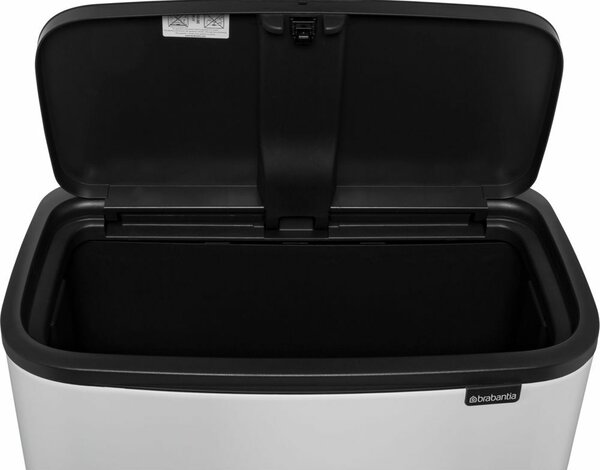 Brabantia Bo Touch Bin - Nyomófedeles Szemetes - 36L - Fehér