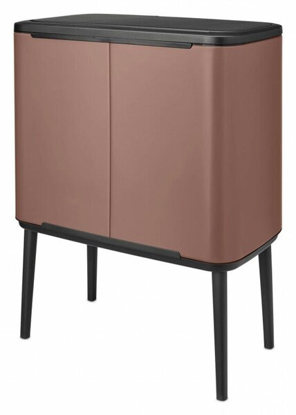 Brabantia Bo Touch Bin Szelektív Kukák - 34L, Szaténrózsaszín Taupe
