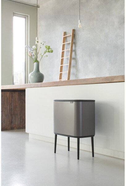 Brabantia Bo Touch Bin Szemetes - 36L - Platinaszürke