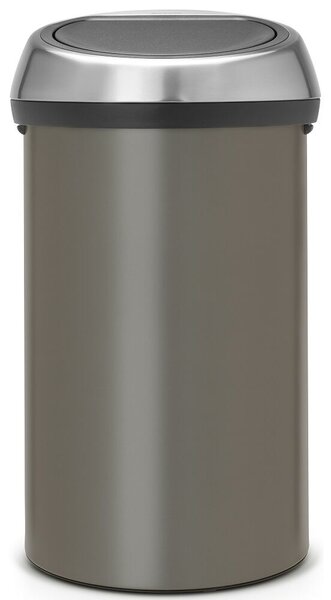 Brabantia Touch Bin - Nyomófedeles Szemetes - 60L - Platinaszürke