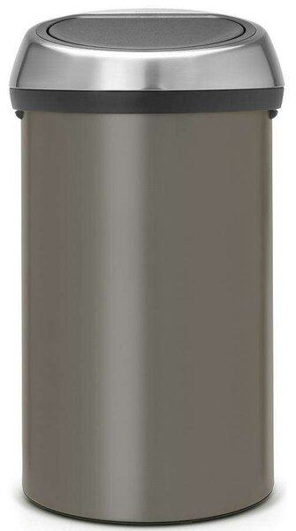 Brabantia Touch Bin - Nyomófedeles Szemetes - 60L - Platinaszürke