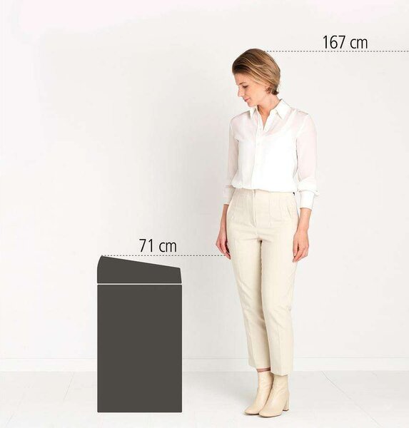 Brabantia Touch Bin - Hulladékgyűjtő - 60L XXL