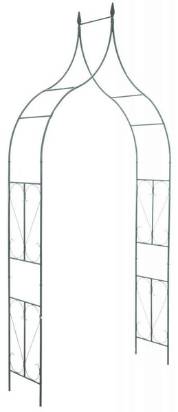 Kertkapu - Rózsaív - Vas - 275cm
