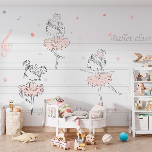 Fotótapéta Egy balerina rajza, Modern fotótapéta, Modern fotótapéta, w00755v2 - Muralas.hu