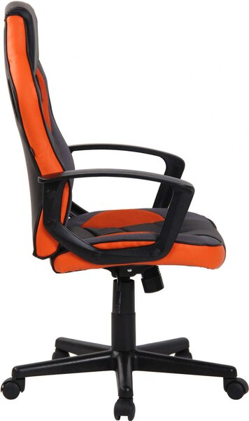 Glendale Sportos Gamer Forgószék - Fekete-Narancs