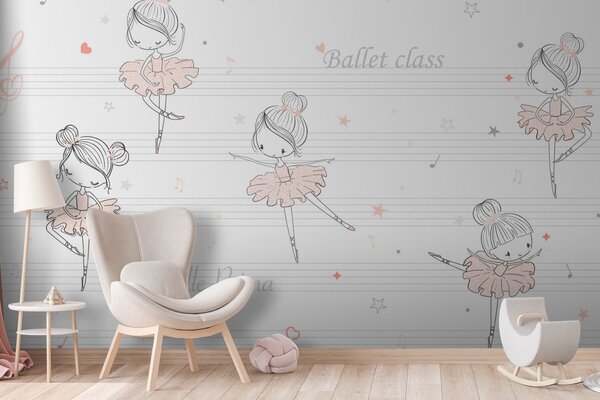 Fotótapéta Egy balerina rajza, Modern fotótapéta, Modern fotótapéta, w00755v2 - Muralas.hu