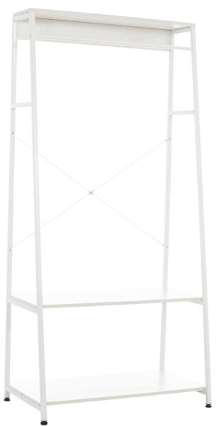 Fém Ruhaállvány - Fehér - 167x80x44 cm