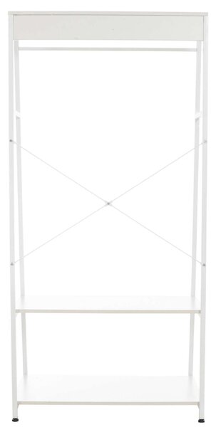 Fém Ruhaállvány - Fehér - 167x80x44 cm