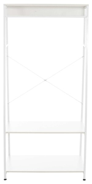 Fém Ruhaállvány - Fehér - 167x80x44 cm