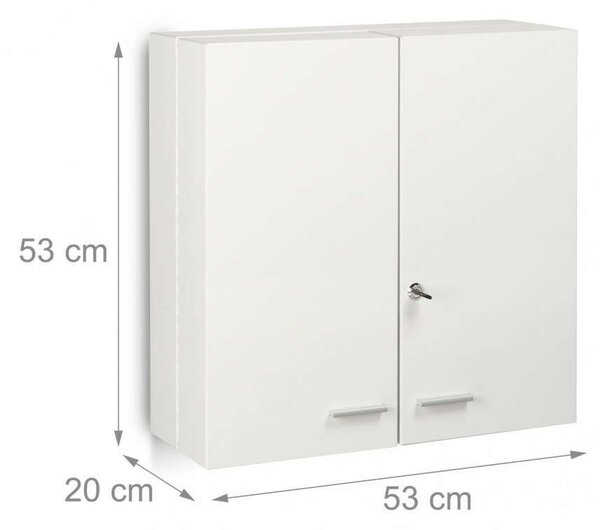 Praktikus Gyógyszeres Szekrény - XXL - 53x53x20 cm