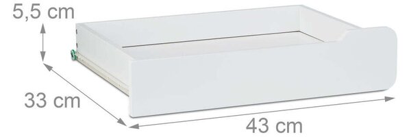 Skandináv Íróasztal - Fehér - 100cm