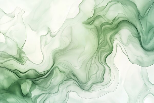 Fotótapéta Zöld absztrakt hullámok világos háttéren, 3d fotótapéta, w01185 : Uwalls.hu