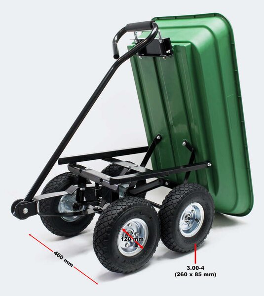 Robusztus Kerti Talicska - Billenő - 55L - 200kg