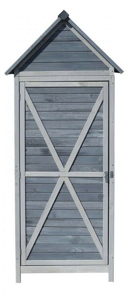 Kerti Szekrény Fa - Tároló - 77x53x179 cm