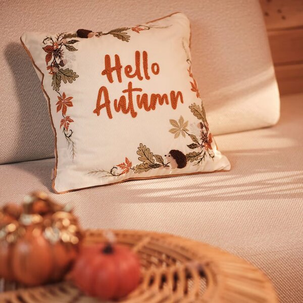 HOME & YOU párnahuzat 45x45cm , Hello autumn