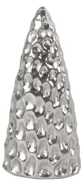 Karácsonyi dekoráció fa SILVER LIGHTS 12 cm, ezüst