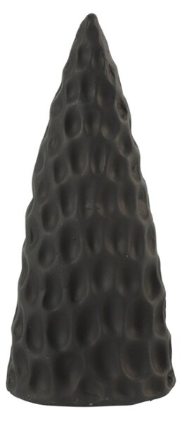 Karácsonyi dekoráció NOELIX fenyőfa 16 cm, fekete