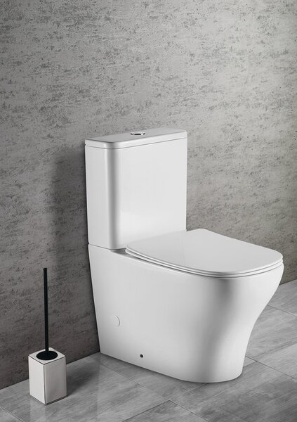 Sapho Sapho, BELLO RIMLESS WC kombi csésze tartállyal, alsó/hátsó hulladék