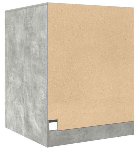VidaXL Mosógépszekrény - Beton Szürke - 70,5x71,5x91,5 cm