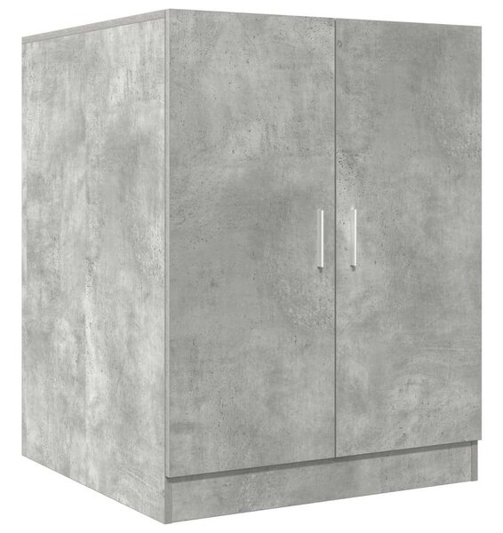 VidaXL Mosógépszekrény - Beton Szürke - 70,5x71,5x91,5 cm