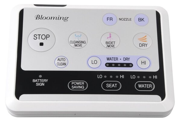 Sapho Sapho, BLOOMING elektronikus bidé távirányítóval, NB-R770D