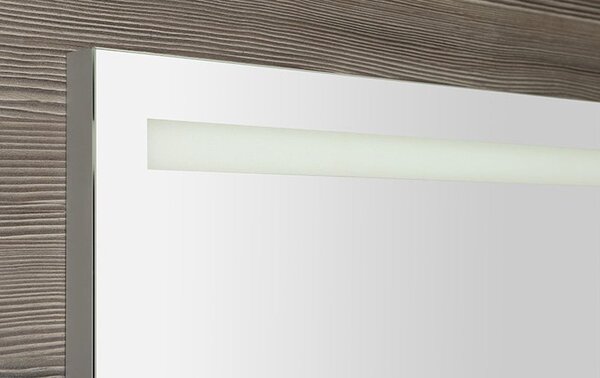 Sapho Sapho, BRETO LED háttérvilágítású tükör, üvegpolc, 1200x608mm, BT120
