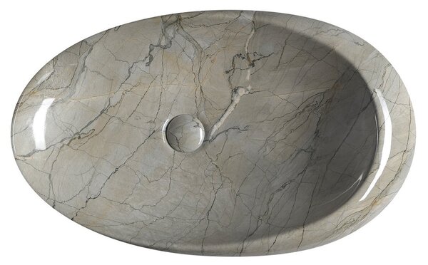 Sapho Sapho, DALMA kerámia mosdó 68x16,5x44 cm, grigio, MM313