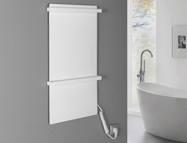 Sapho Sapho, ELMIS Elektromos törölközőtartó 400x800mm, 120W, alumínium, antracit, EB430