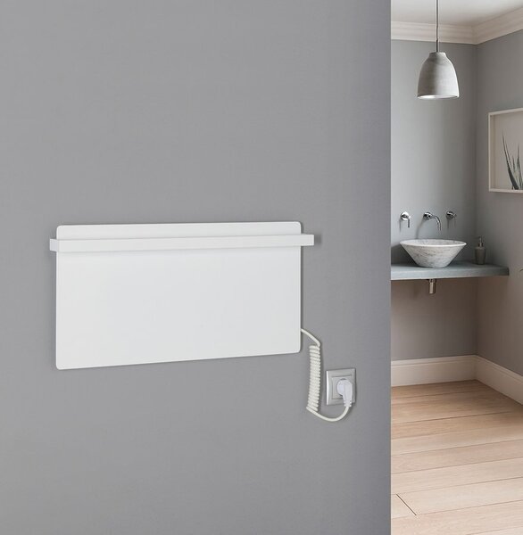 Sapho Sapho, ELMIS Elektromos törölközőtartó 400x800mm, 120W, alumínium, antracit, EB430