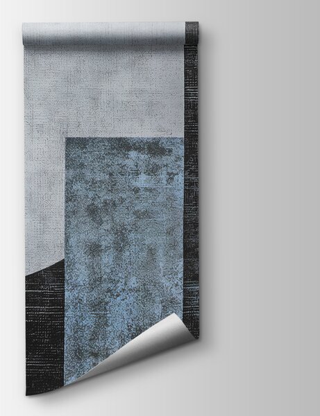 Fotótapéta Egy fekete és kék-fehér műalkotás, Designer fali fotótapéta, Népszerű fotótapéta, w07878v1 - Tapeko.hu