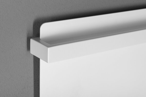 Sapho Sapho, ELMIS Elektromos törölközőtartó 400x800mm, 120W, alumínium, matt fehér, EB420
