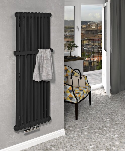 Sapho Sapho, FEDE fűtőelem 1500x490 mm, 10 szegmens, fekete matt, IR193