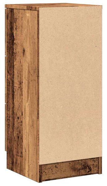 VidaXL Antik Fa Tálalószekrény - 2 db - 30x30x70 cm