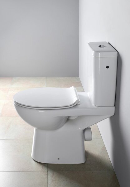 CERSANIT Sapho, ETIUDA WC kombitál megemelt Peremnélküli, hátsó hulladék, K11-0221