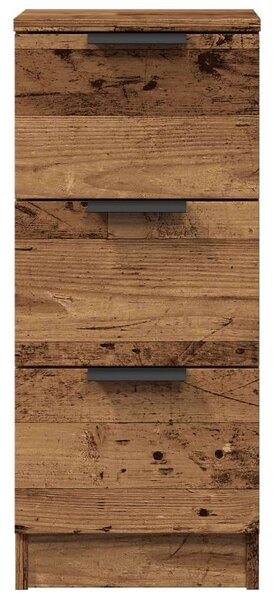 VidaXL Antik Fa Tálalószekrény - 2 db - 30x30x70 cm